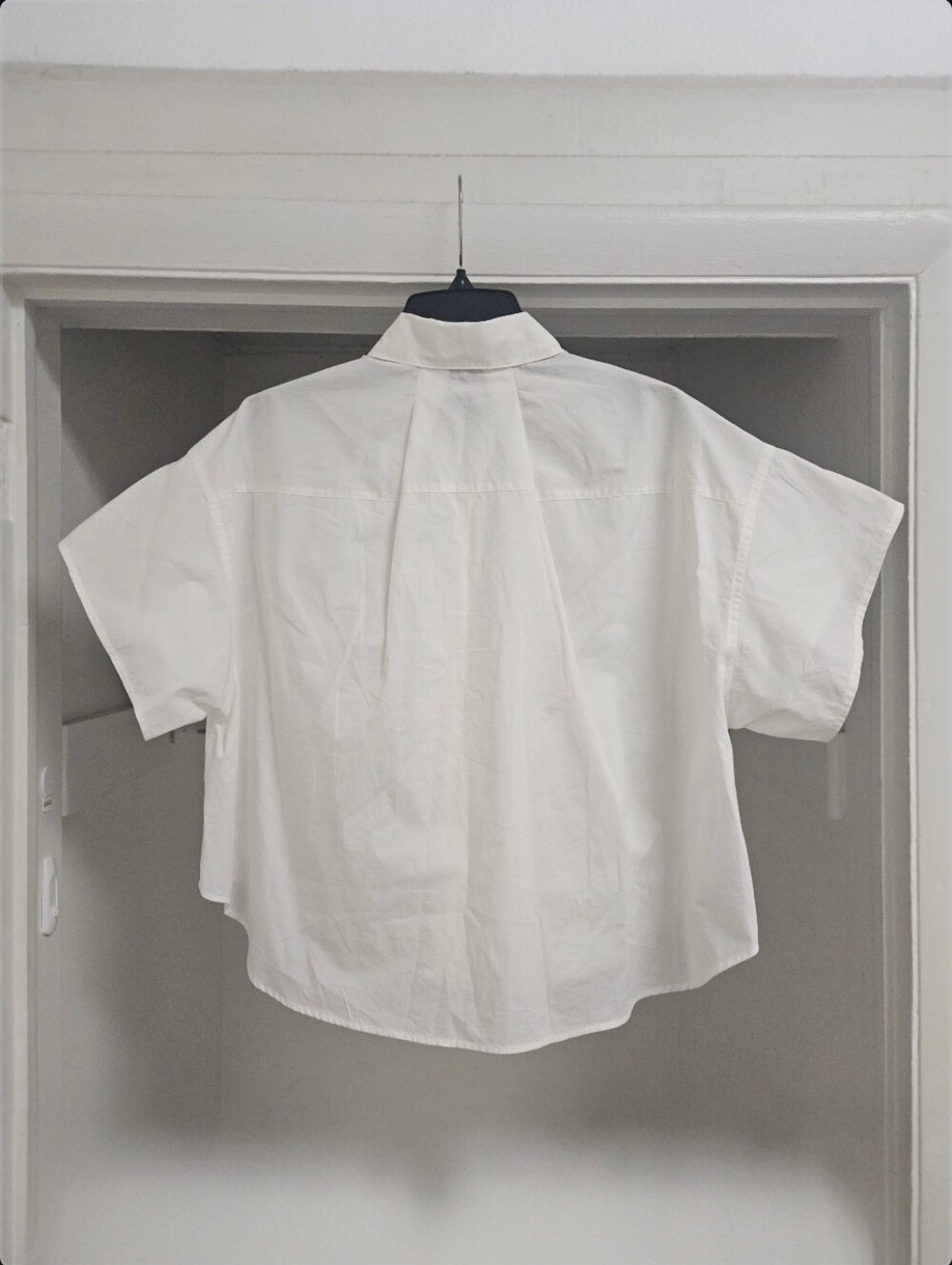 RAG & BONE MAURA POPLIN SHIRT WHITE SMALL - Picture 5 of 9